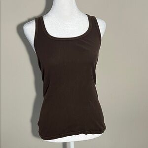 J. Crew Dark Brown Tank Top